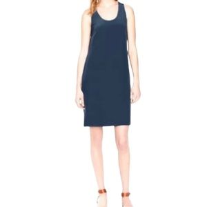 J. Crew Navy Blue(Night Shade) Twist Back Sleeveless Sheath Dress 0